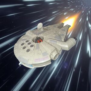 Vintage 1995 Star Wars Micro Machines Millennium Falcon Play Set by Galoob